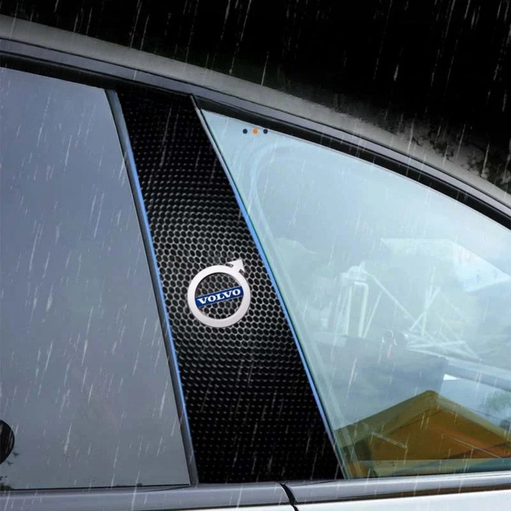 2x Adesivi per finestrini dell'auto con logo