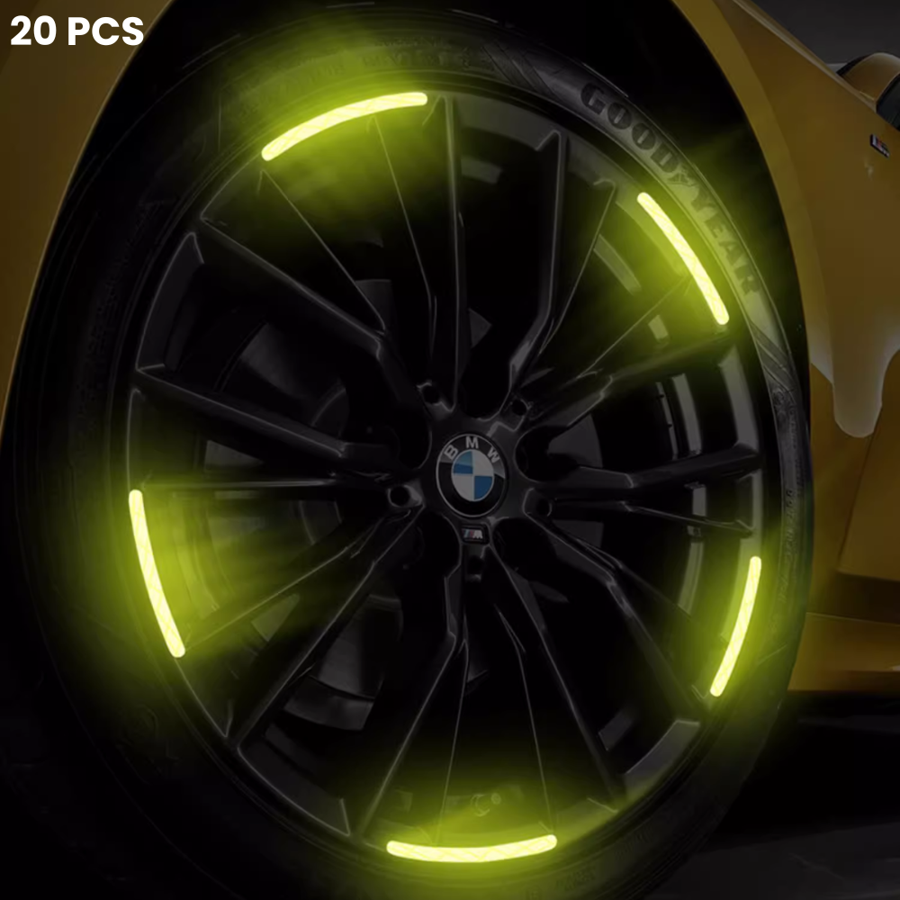 20 τεμάχια φωτιζόμενο προστατευτικό τροχού με λογότυπο