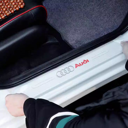 Dörrtröskelskydd med logotyp - framdörrar, bakdörrar och bagageutrymme